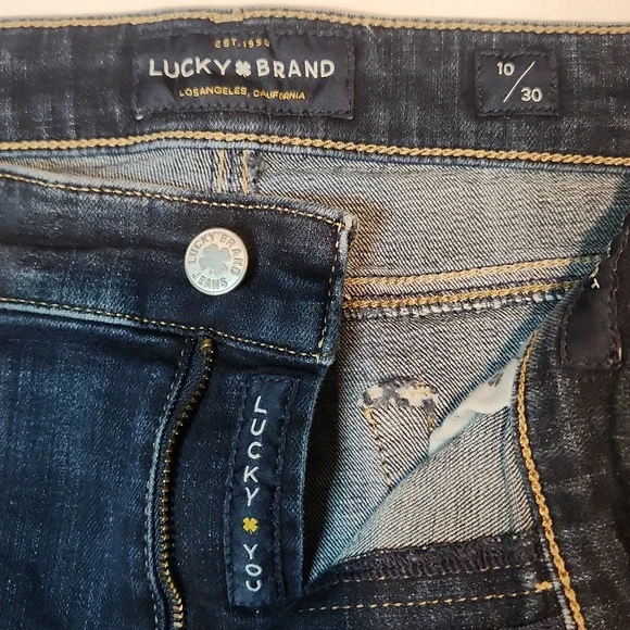 Lucky Brand | Women's Indigo | Jean Shorts | Sz 10 - Picture 2 of 5